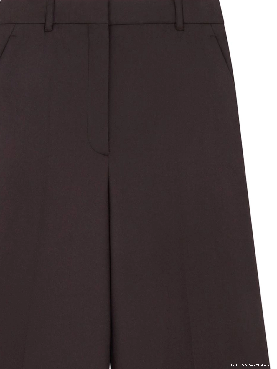 Cheap flared wool McCartney Stella Women trousers mid-rise 0802